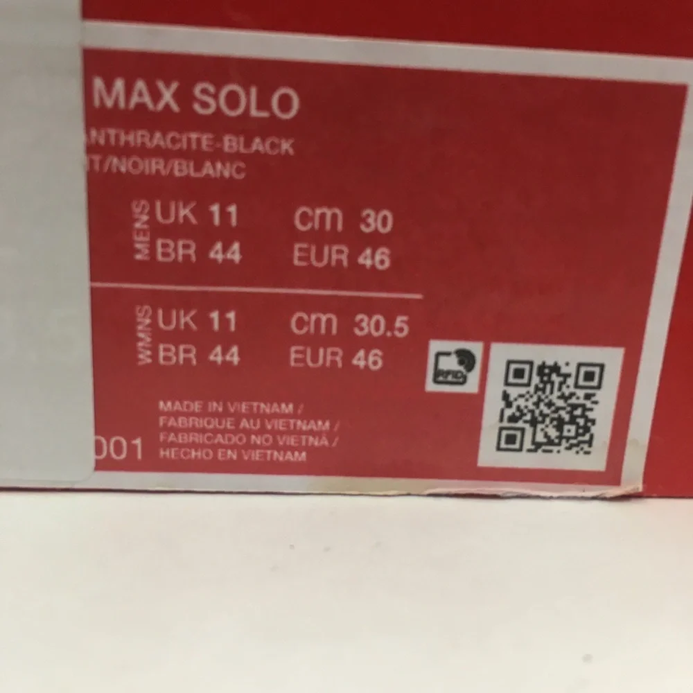 Nike Air Max Solo Athletic Sneaker 12 Black Sport Streetwear Gorpcore Athleisure